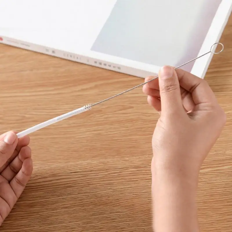 

2 In 1 Stainless Steel Teaspoons Straw Tableware Spoon Juice Tea Coffee Spoon Drinking Straw Filter Drinks Tools Bar Accessories