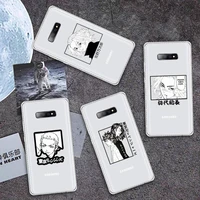 anime tokyo revengers phone case transparent for samsung galaxy a s 7 8 11 21 50 30 81 51 90 5g 20 e ultra m60s