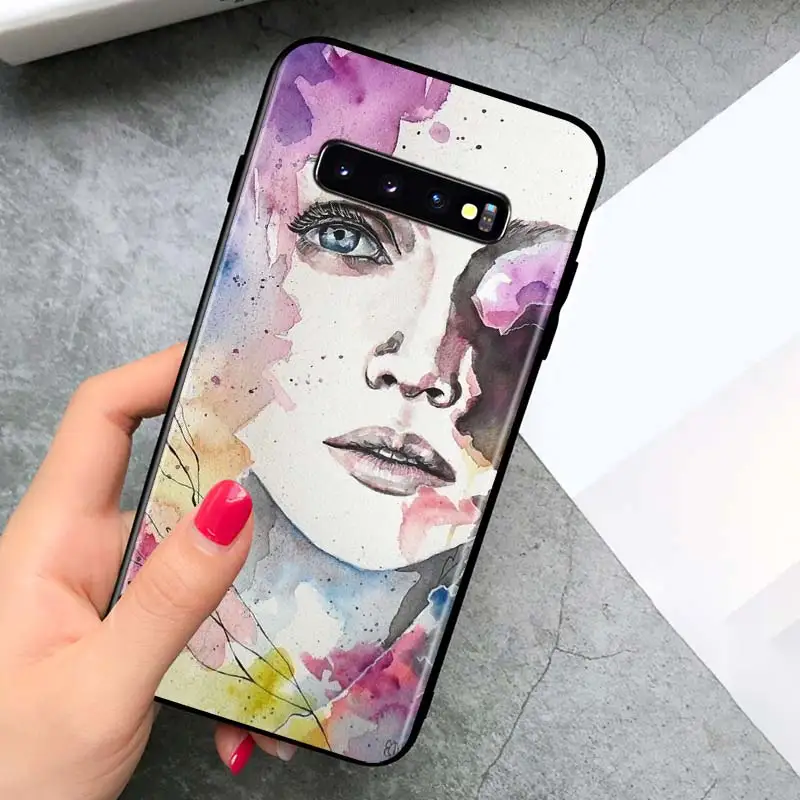 

Ballet Dancer Art Girl for Samsung Galaxy S21 Ultra Plus Note 20 10 9 8 S10 S9 S8 S7 S6 Edge Plus Black Phone Case