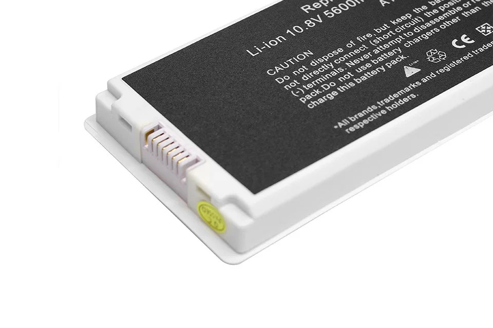 Apexway белый 11,1 v 5600mAh серебристый Аккумулятор для ноутбука Apple MacBook 1" A1181 A1185 MA255X/A MA699 MA561G/A MA254