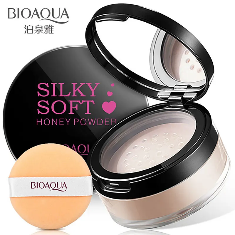 BIOAQUA отбеливающая матовая рассыпчатая пудра для контроля жирности шелковистая