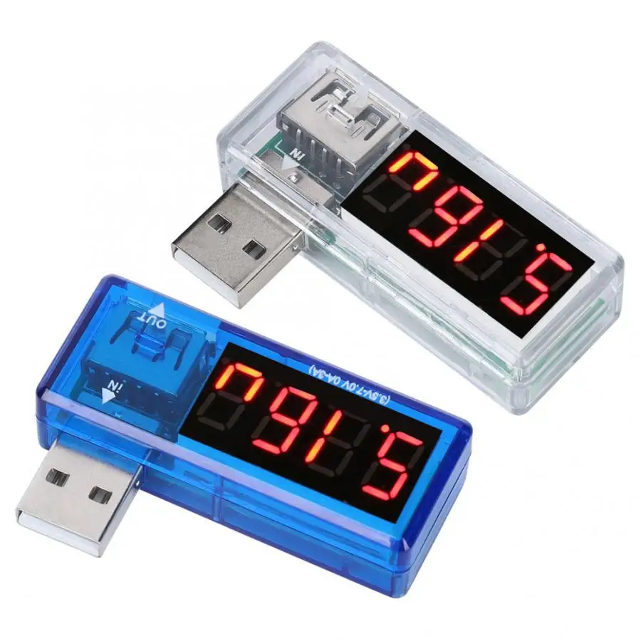 

2 шт., USB-тестер для измерения напряжения и силы тока