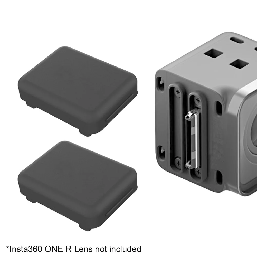 2 шт. силиконовый чехол для объектива Insta360 ONE R|Аксессуары видеокамер 360°| |