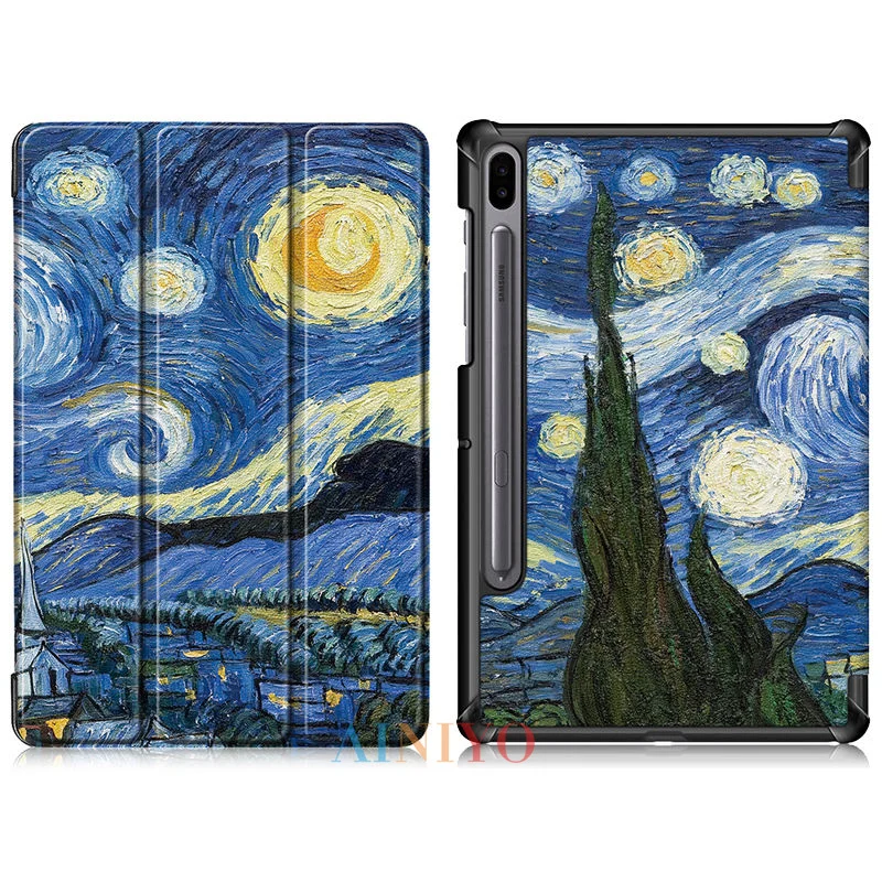 Чехол для samsung Galaxy Tab S6 SM-T860 SM-T865 10,", чехол для планшета с Умной подставкой для, чехол для samsung Tab S6