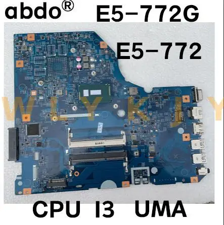 Для Acer ASPIRE E5 772 772G Материнская плата ноутбука 14276 1M материнская 448.04X08.001 Процессор I3