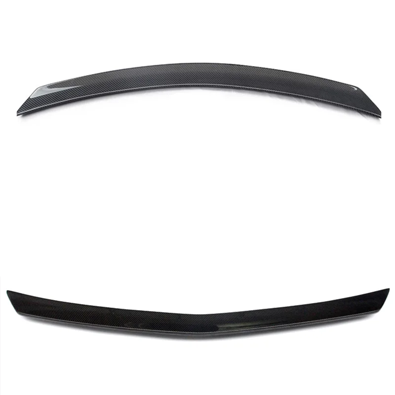 

Use For Benz C Class W204 Spoiler 2007--2014 Year Coupe 2-door AMG Real Carbon Fiber Rear Wing V Style Accessories Body Kit