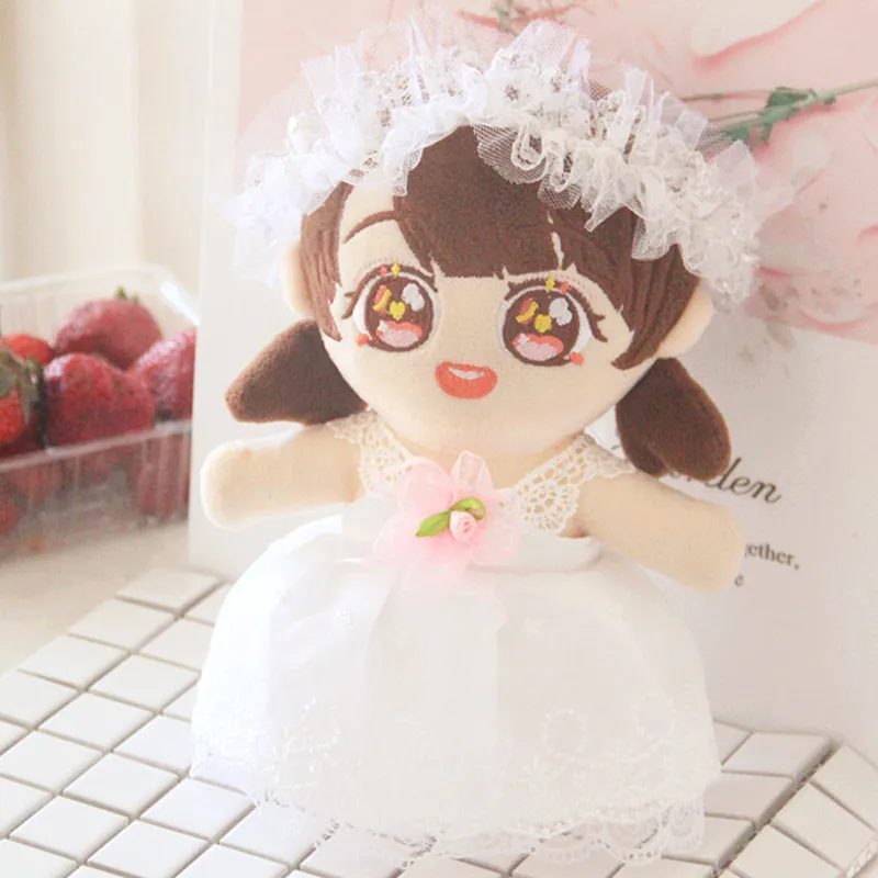 Белое свадебное платье тиара 20 см костюм кукла exo одежда аксессуары для