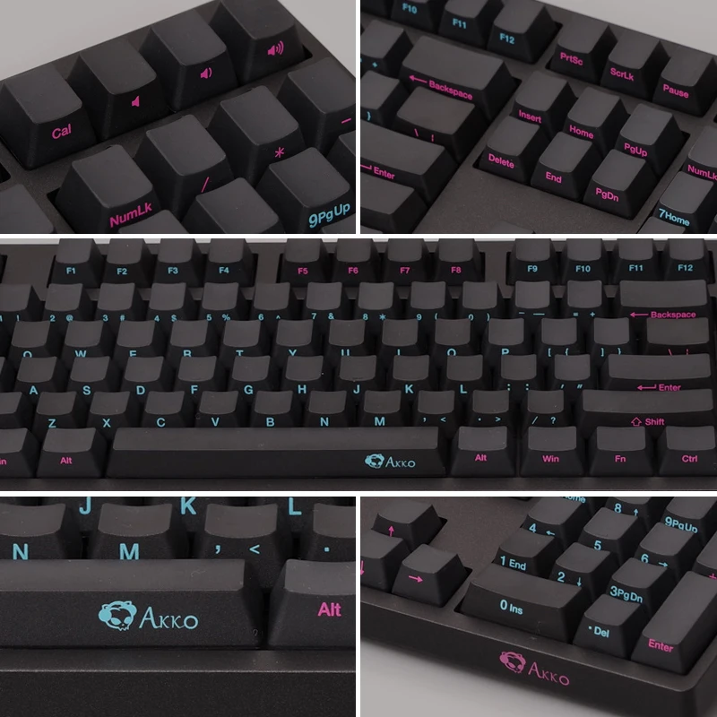 AKKO 3108 SP Midnight side carve mechanical keyboard wired 108-key gaming gaming office laptop desktop keyboard