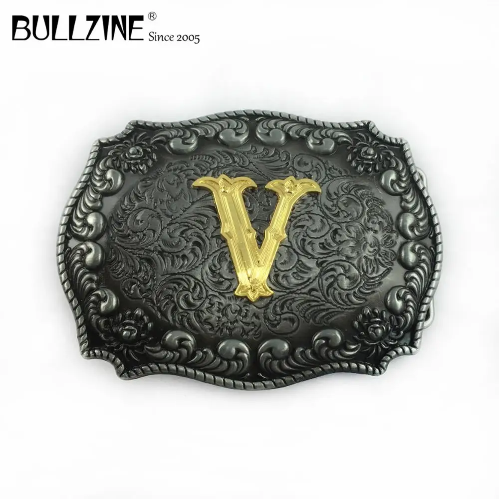 Bullzine буква из цинкового сплава в пряжка на ремешке магическое Оловянное ожерелье