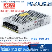 Специальные предложения означает хорошо NES 100 24 В 4.5A meanwell 108 ВТ