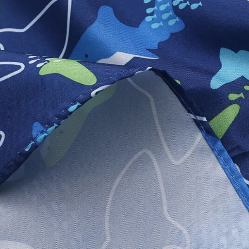 Детская накидка для парикмахера тканевая стрижки волос водонепроницаемая