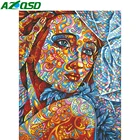 Azqsd 5D DIY Алмазная картина вышивка крестом портрет Алмазная вышивка мозаика девушка картины из алмазной мозайки подарок ручной работы
