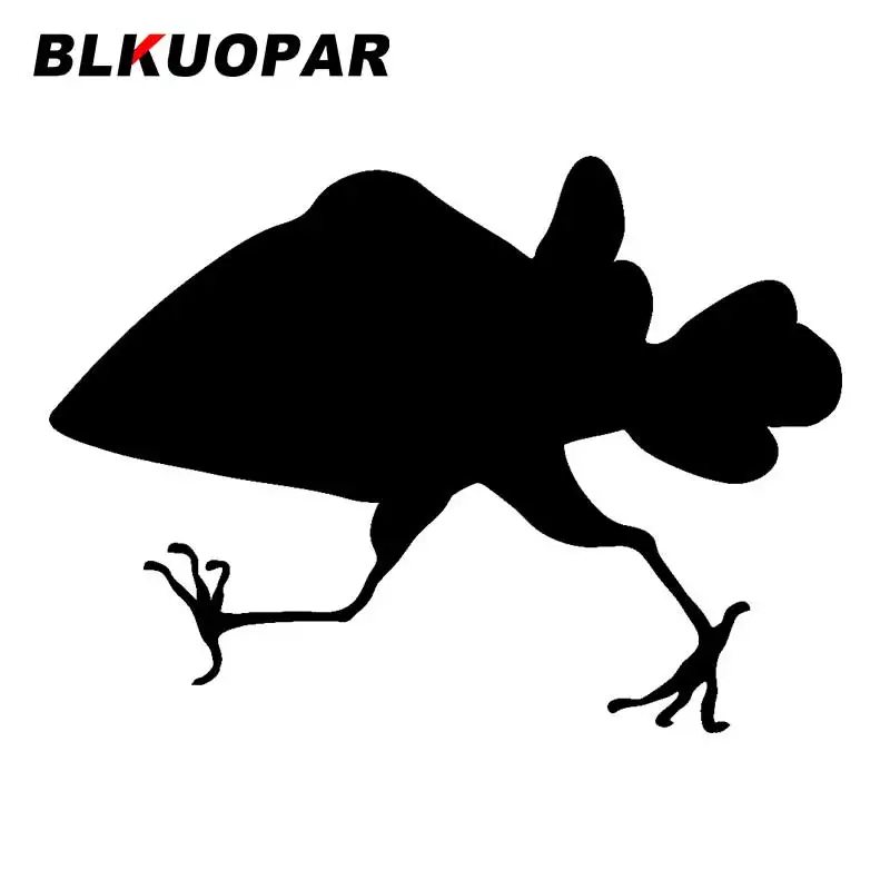 BLKUOPAR for Bird Walking Car Sticker Funny Occlusion Scratch Decal Scratch-Proof Windows Laptop Refrigerator Vinyl Car Wrap