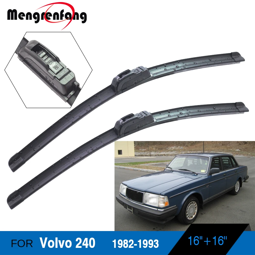 

For Volvo 240 Car Wiper Blades Front Windscreen Soft Rubber Wiper 1982 1983 1984 1985 1986 1987 1988 1989 1990 1991 1992 1993