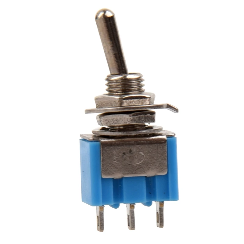 AC 250V/3A 120V/6A ВКЛ ВЫКЛ 2 положения SPDT самоблокирующийся тумблер 5 шт|Выключатели| |