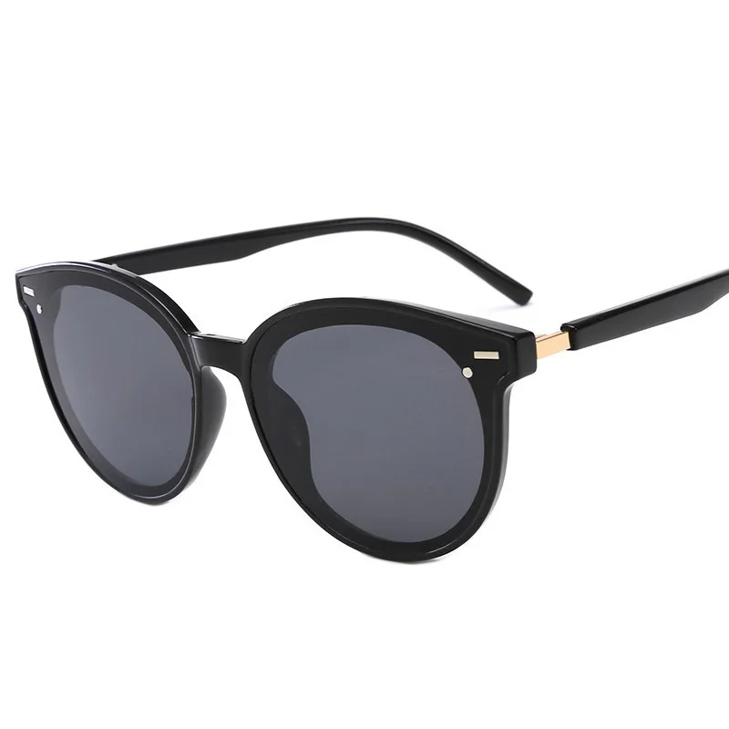 Круглые Модные солнцезащитные очки оверсайз женские брендовые дизайнерские