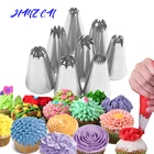 8 шт.компл. большой размер Премиум нержавеющая сталь Трубопроводы Сопла русская Роза Кондитерские Советы торт крем кекс украшения инструменты кухонные аксессуары кухня инструменты