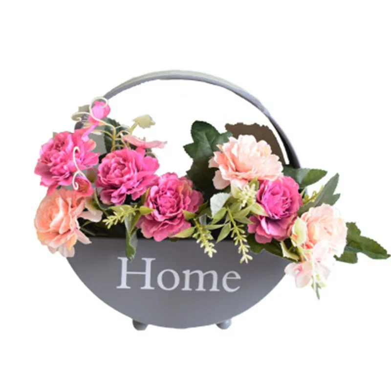 2 шт./лот круглая стена украшение цветочный горшок ваза для домашнего декора