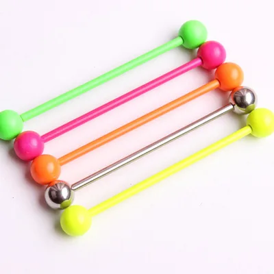 

Surgical Steel Industrial Barbell for Women Men Cartilage Earring Helix Body Piercing Jewelry