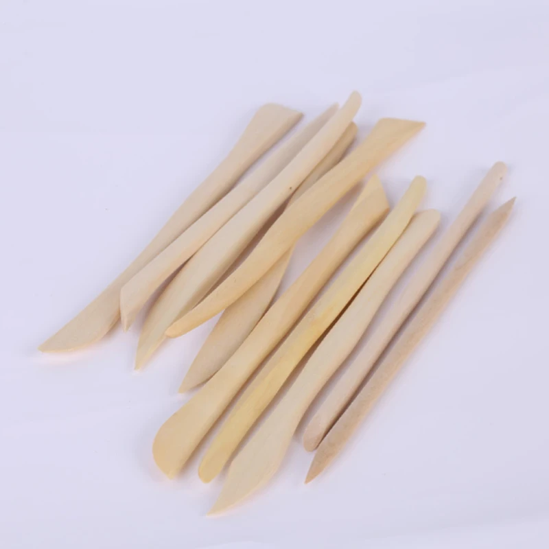 

10pcs Fine Wood Clay Ceramic Tool DIY Clay Craft Hand Tools Carving Kit Sculpture Modelling Set