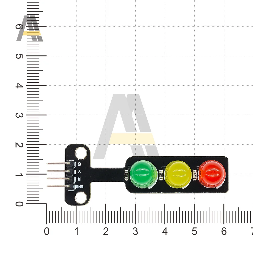 Миниатюрный светодиодный светофор 5 шт./лот модуль В для Arduino мм RGB красный желтый