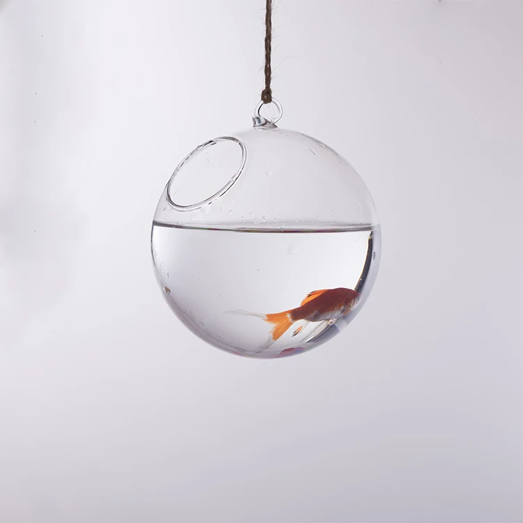 Прозрачная стеклянная ваза для цветов в форме шара контейнер террариума