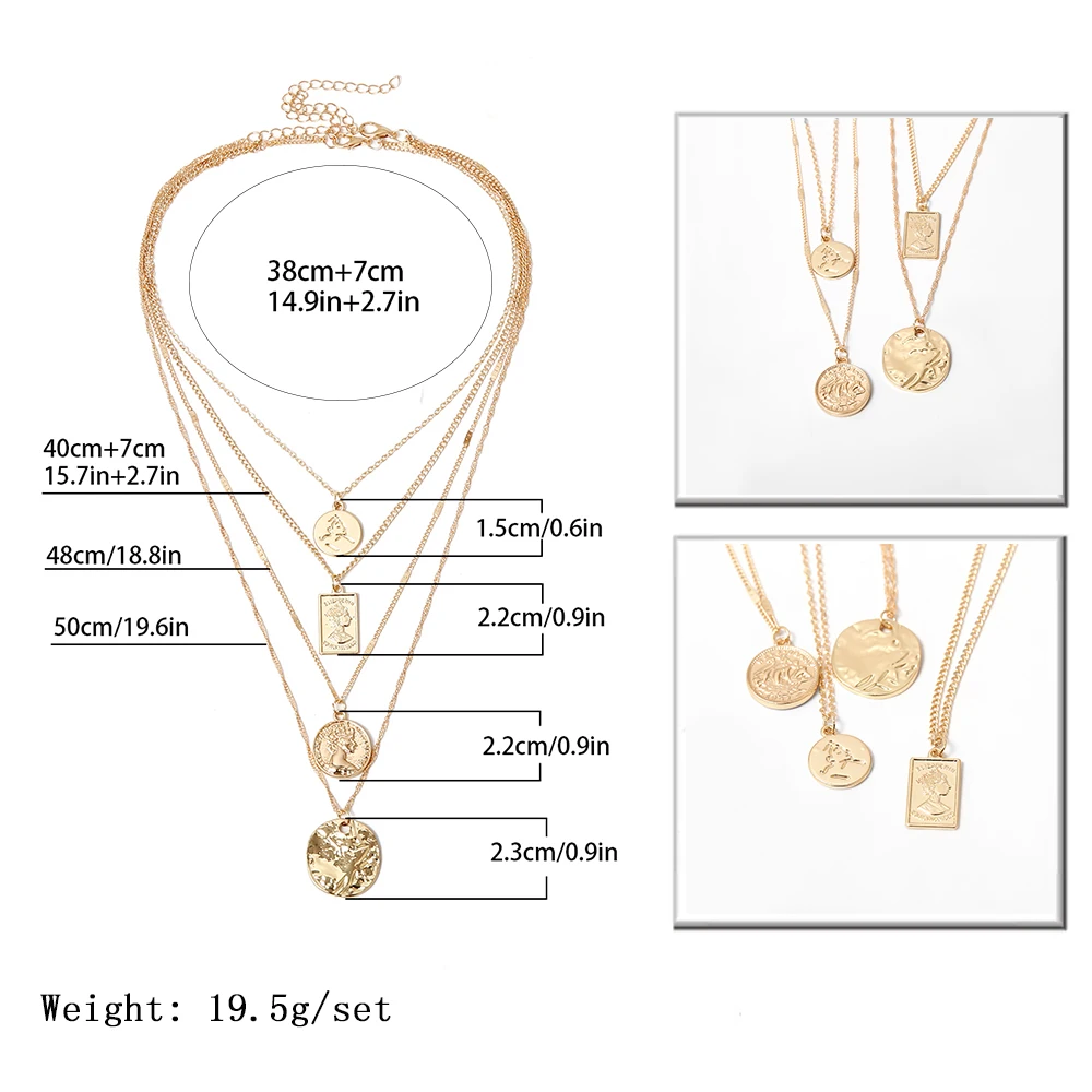 Ожерелье-чокер женское в стиле панк 2 шт./компл. | Украшения и аксессуары