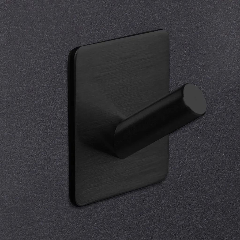 

6pc Hook Kitchen Creative Sticky Punch-free Single Hook Stainless Steel Hook