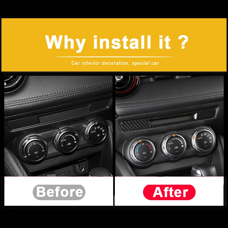 ABS Car Center Console Air Condition Panel Cover Trim Decoration Stickers For Mazda CX3 CX-3 2016 2017 2018 2019 Accessories | Автомобили