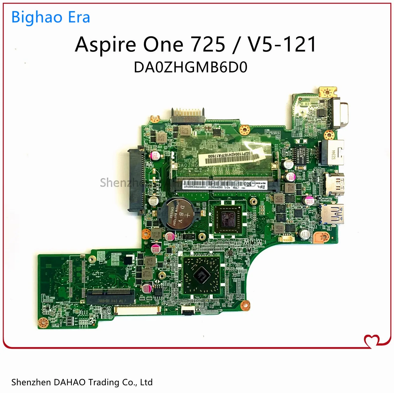 

For Acer Aspire One 725 V5-121 Laptop Motherboard DA0ZHGMB6D0 ZHG With AMD CPU DDR3 NBSGP11004 NB.SGP11.004 100% Fully Tested