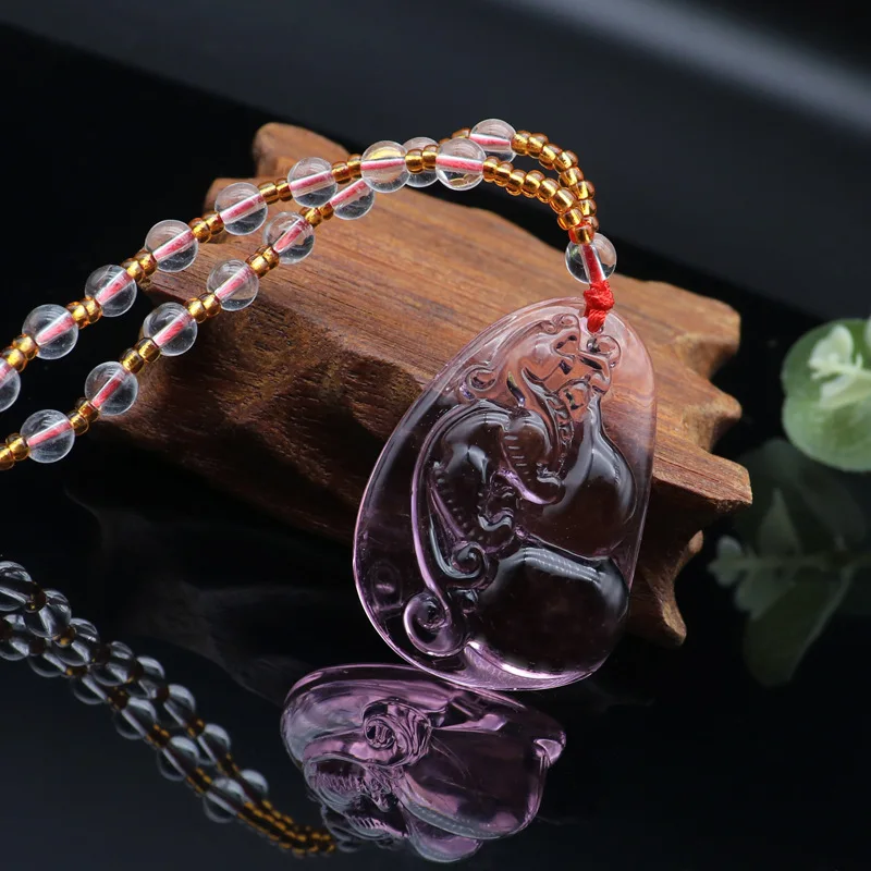 Женское Ожерелье искусственные бусины Будды ожерелья розовые украшения - купить