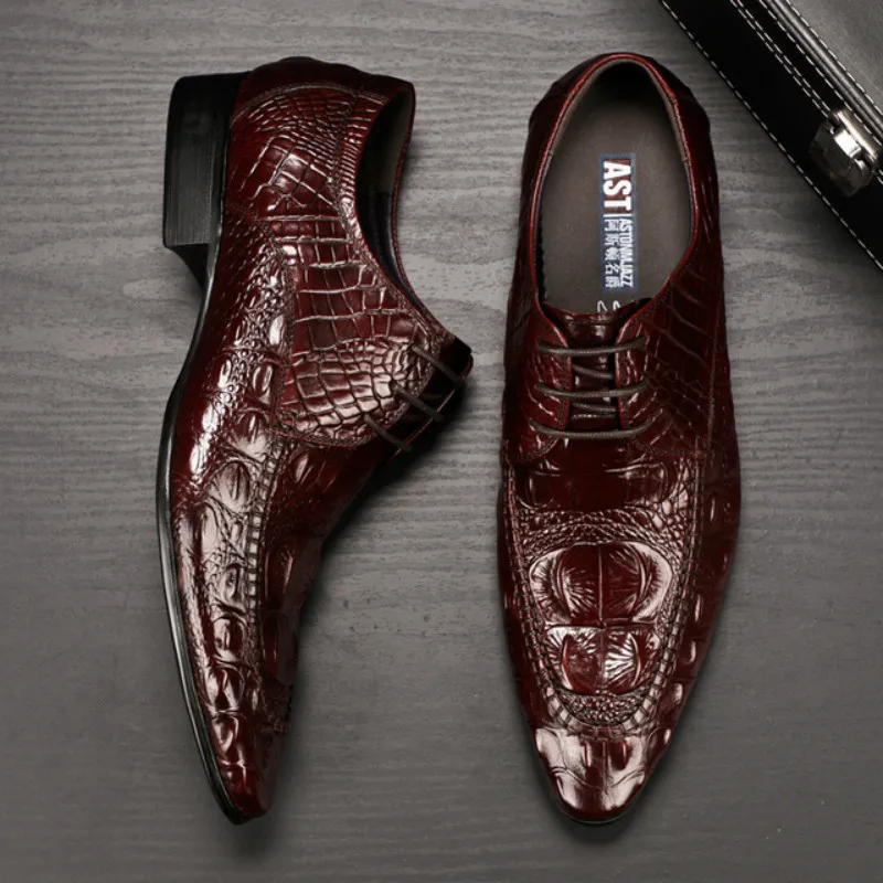 Классические Формальные туфли 2020 мужские Модные Стильные оксфорды из