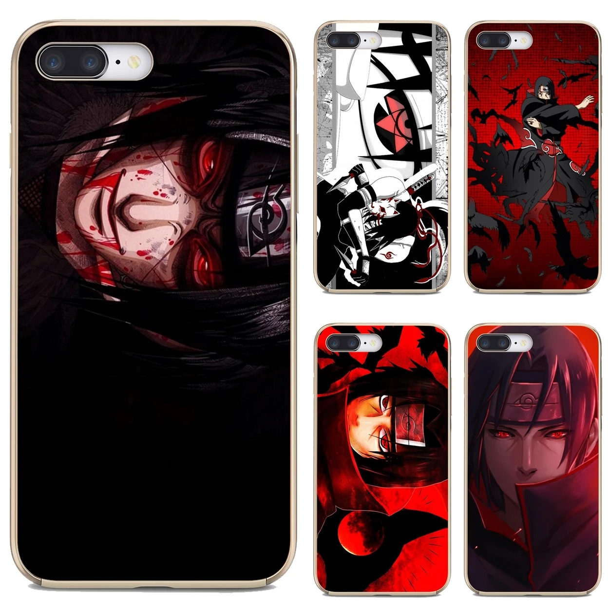 

For Apple iPhone 10 11 12 Pro Mini 4S 5S SE 5C 6 6S 7 8 X XR XS Plus Max 2020 Naruto-Shippuden-Uchiha-Itachi-Anime Phone Cover
