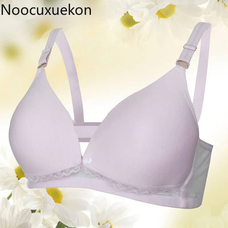 Новый Регулируемый женский бюстгальтер с застежкой спереди хлопковый