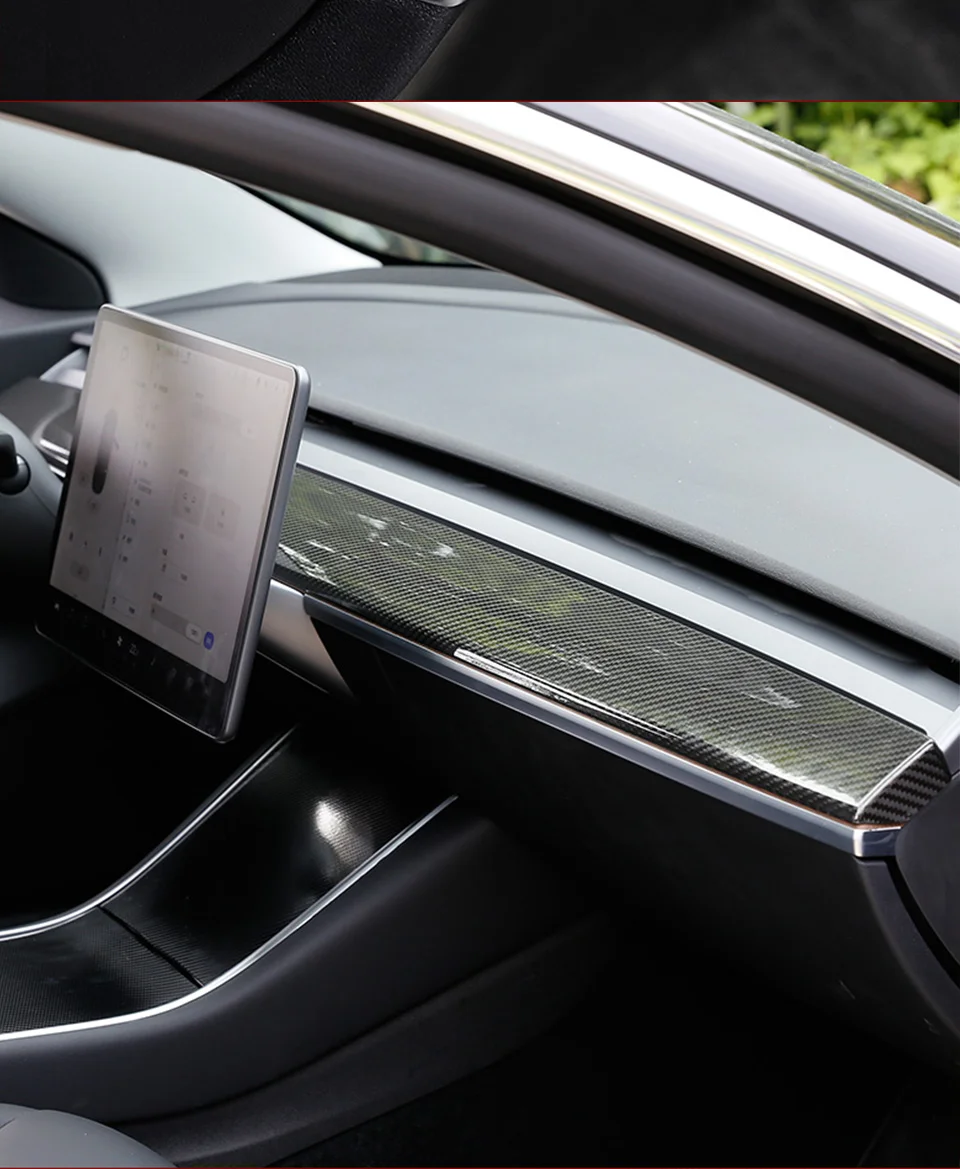 PannelFor tesla модель 3 аксессуары/автомобильные аксессуары tesla центральная консоль модель 3 tesla три центральная консоль tesla модель 3 углеродная