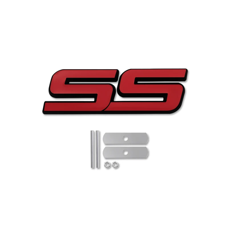 Значок на багажник автомобиля боковая наклейка SS эмблема решетки радиатора для
