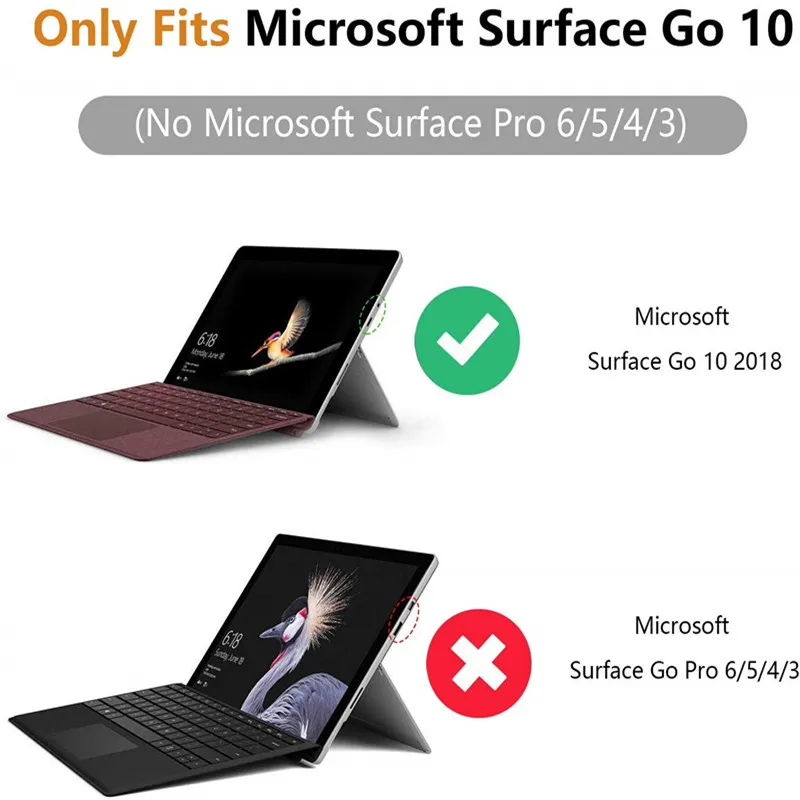 Для Microsoft Surface Go водонепроницаемый чехол IPX8 полноразмерный Прочный с Kicstand