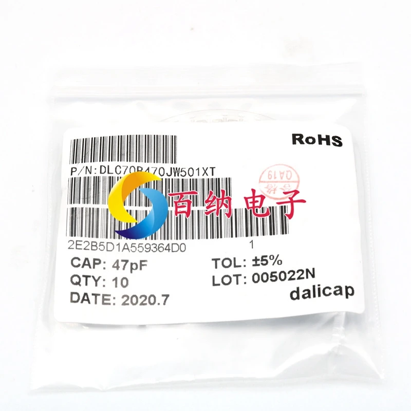 

Free shipping DLC70B470JW501XT Q 1210 47PF 500V 10PCS