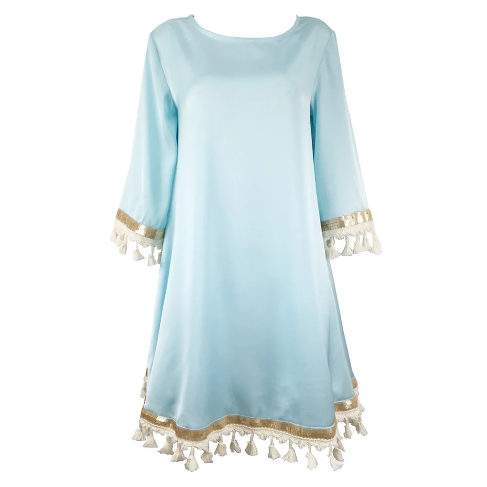 Повседневное летнее белое короткое платье для женщин свободное с расклешенными