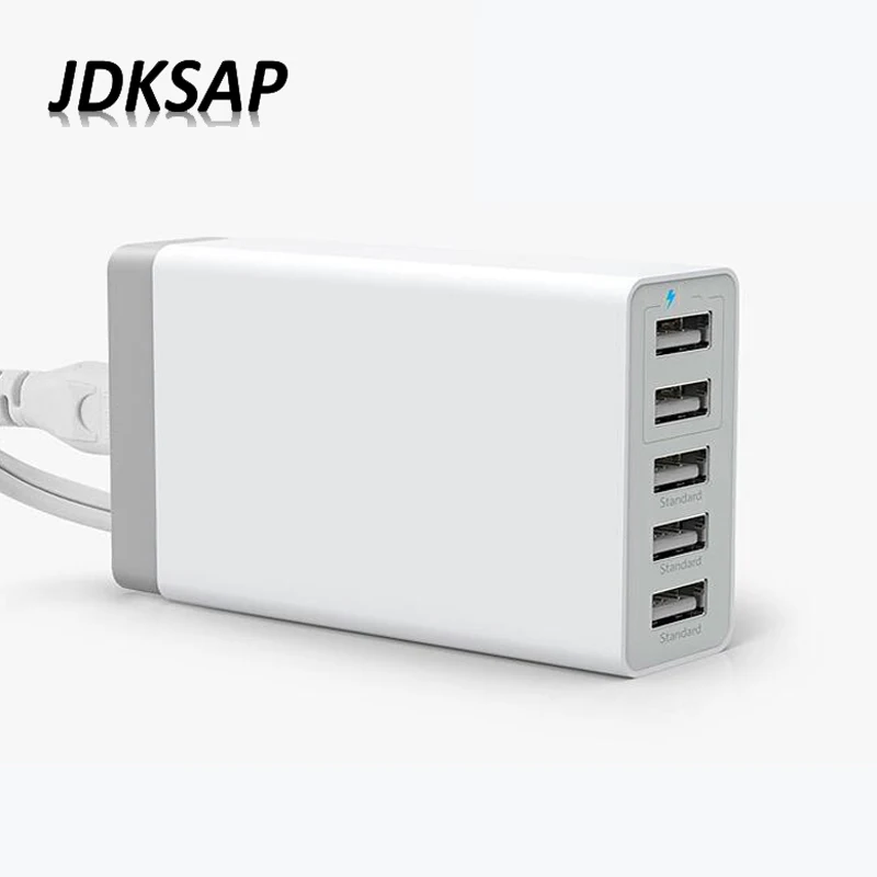 Подходит для iPhone Xiaomi быстрое зарядное устройство 5 USB адаптер питания вилка EU/US/UK/AU