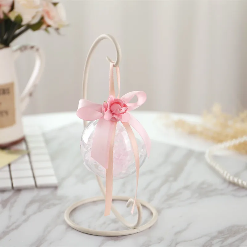 10 шт. пластиковое Рождественское украшение в виде шара прозрачные открытые