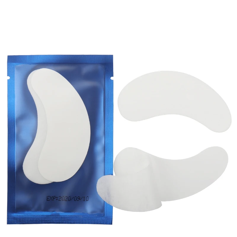 50 пар без ворса под глазные гель патчи кривые Искусственные ресницы удлинитель