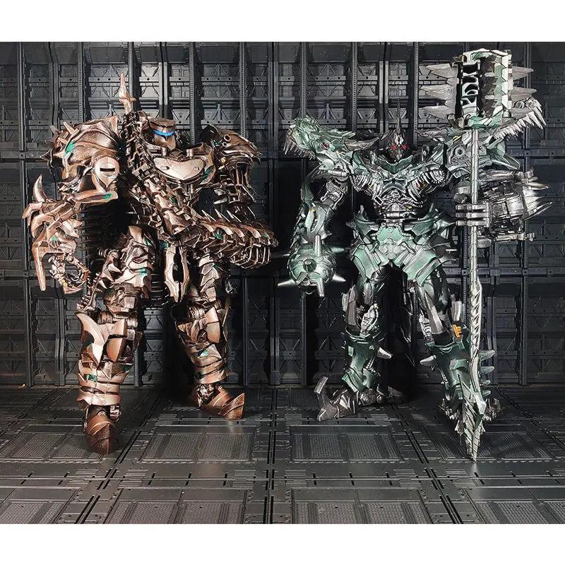 Экшн-Фигурка трансформера WEIJIANG BMB LS05, Гримлок, 38 см, сплав KO Figma, аниме, серия фильмов, динозавр, деформируемый робот LS11