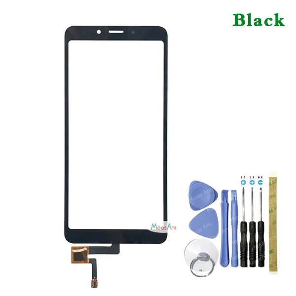 Black Have Tool Высокое качество 5,45 ''для Xiaomi Redmi 6 6A сенсорный экран дигитайзер сенсор внешнее стекло объектив панель Черный Белый Золотой - Цвет: Black Have Tool
