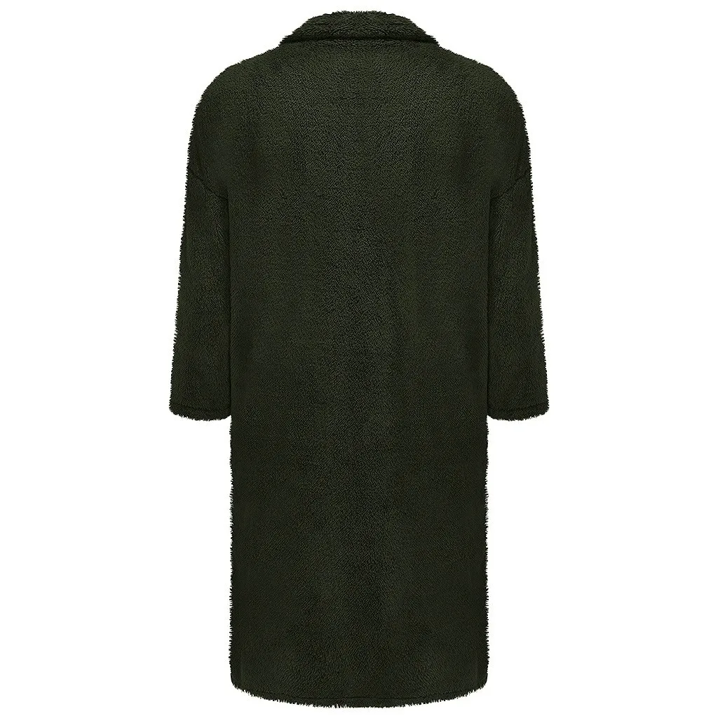 SAGACE мужское Новое модное двустороннее бархатное пальто средней и длинной длины