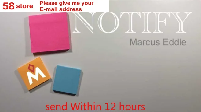 

Notify by Marcus Eddie -magic tricks