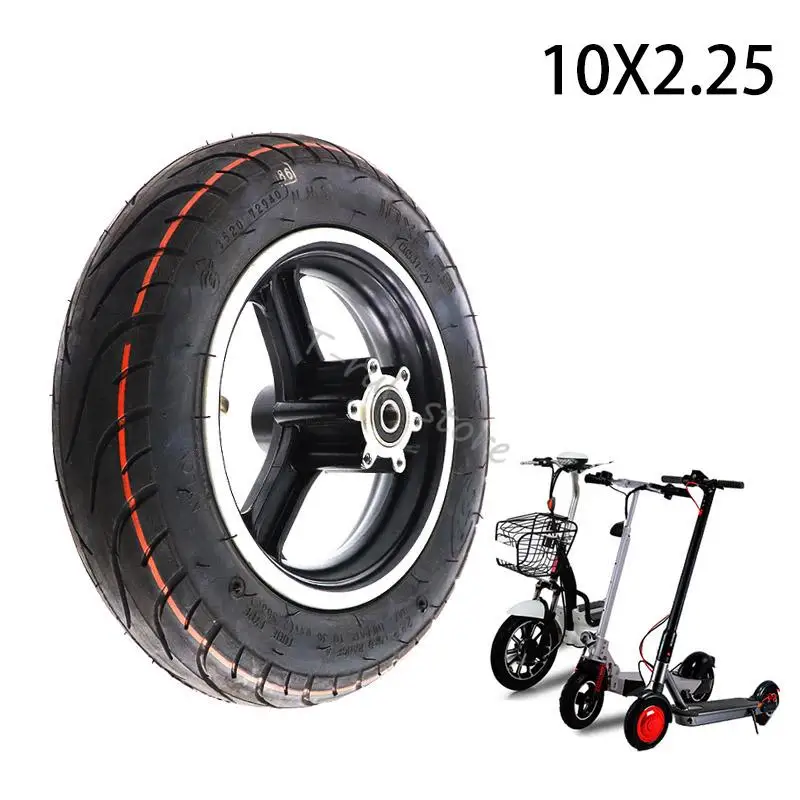

CST 10 inch 10x2.25 Inflation Tyre with aluminum alloy hub frame for Electric Scooter Electric Bicycle