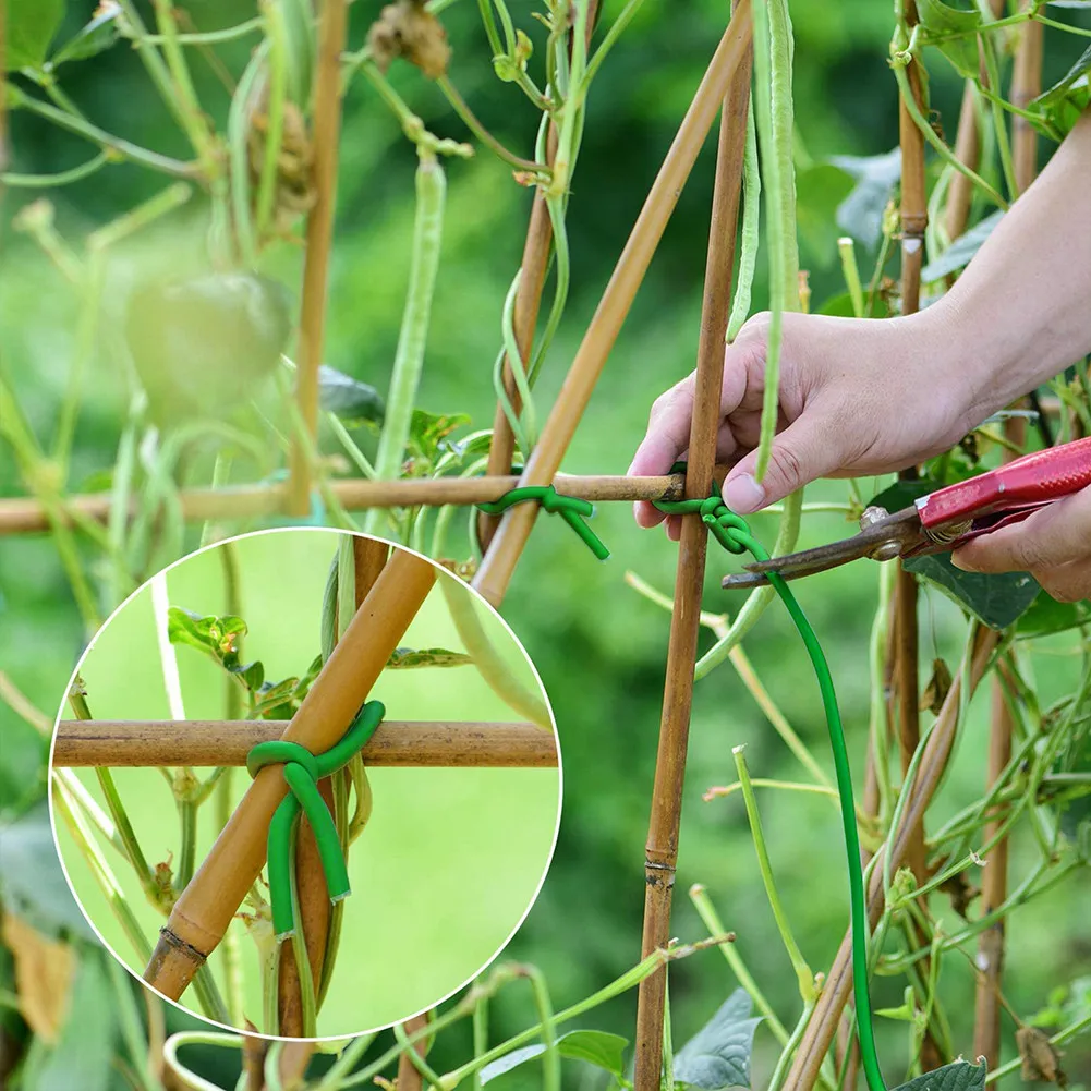 

1pc Garden Soft Ties 10m Adjusted Multi-purpose Garden Soft Ties Strong Plant Tie Wire Soft Twisted Plant Tie