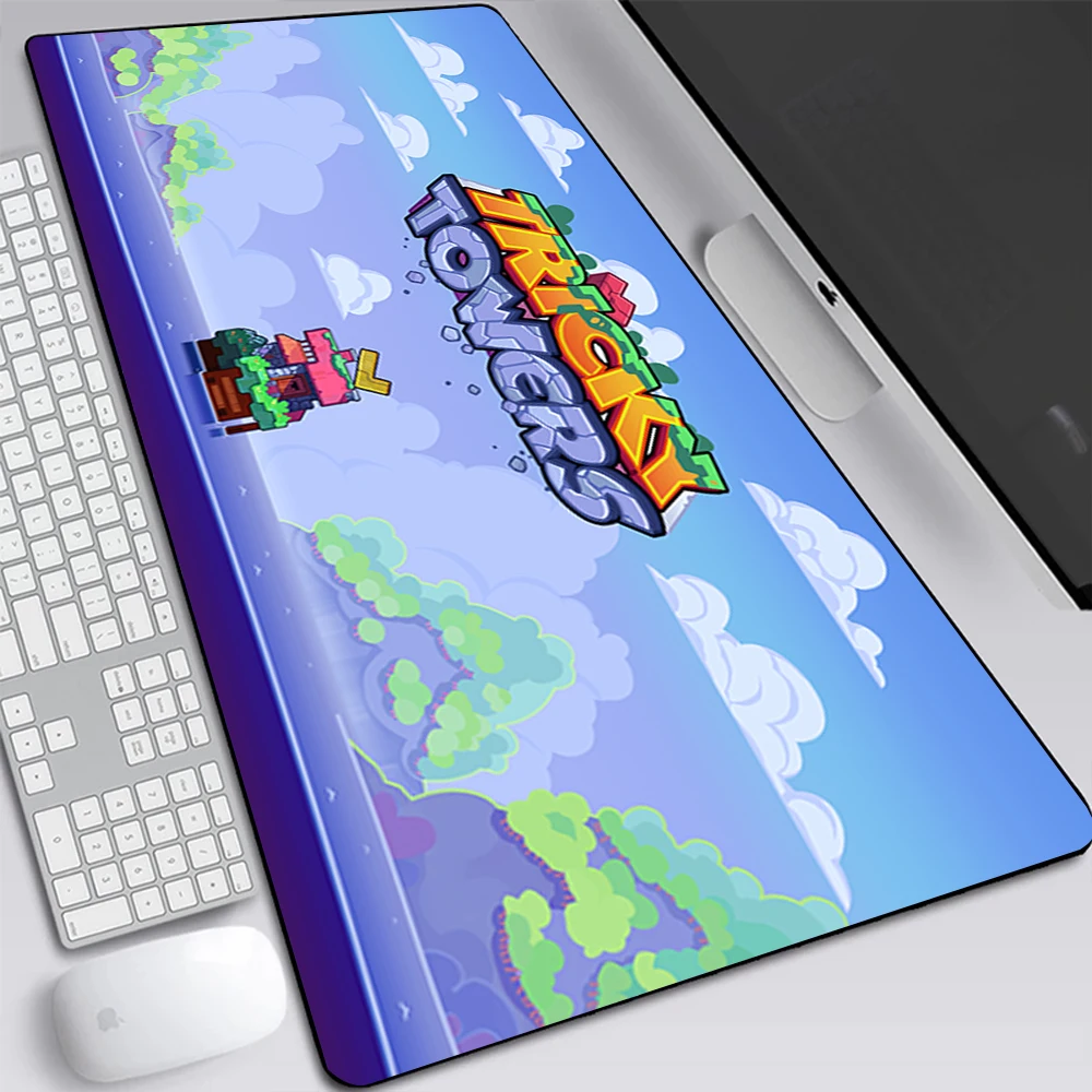 

Большой игровой коврик для мыши и компьютерной мыши с изображением хитд-башней, коврик для мыши для ноутбука, коврик для клавиатуры, Настоль...