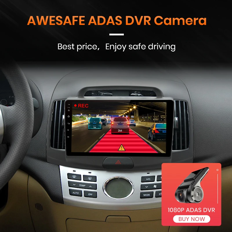 Автомагнитола AWESAFE PX9 для Hyundai Elantra 2006 2007 2008 2010 мультимедийный видеоплеер с GPS